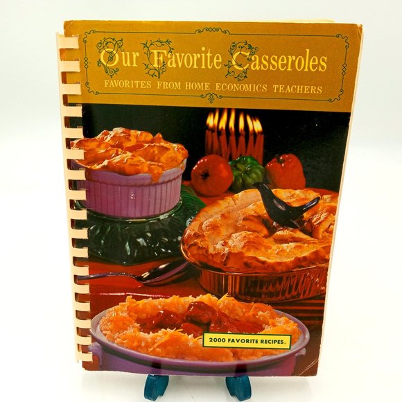 Casseroles Cookbook Vintage Favorite Recipes of Home Economics Teachers 1969 Spi - Picture 1 of 6